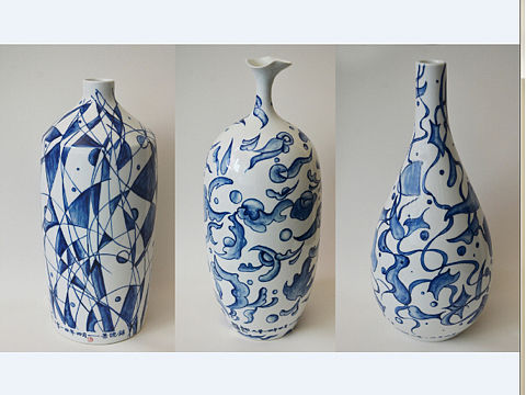 自己设计的图案,和制作,仅此一个。