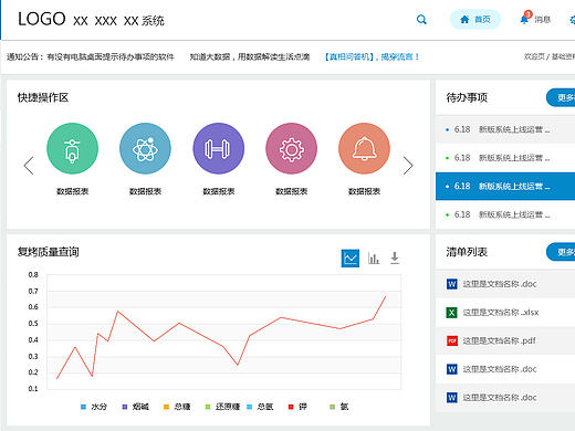 后台系统UI界面