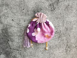 夏雪冬花Diy 手作半圆香包