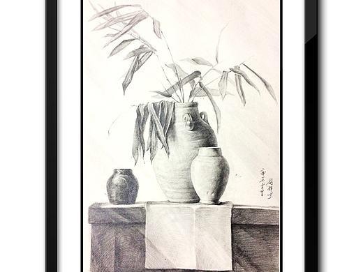 素描繪畫（個(gè)人主頁-ZMjEzNDAzNzI=） - 繪畫 - 站酷設(shè)計(jì)師huzening原創(chuàng)素材 - 站酷ZCOOL