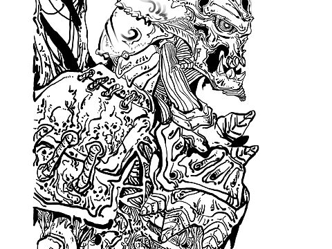 手绘线稿（个人主页-ZNDQ1NTMyMjg=） - 创作习作 - 站酷设计师鲻鱼原创素材 - 站酷ZCOOL