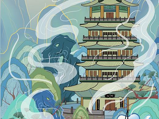 特别喜欢蓝绿色调
