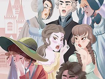 百词斩poster项目插画－2