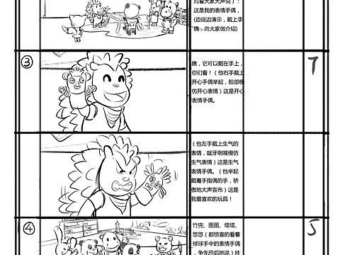 儿童动画剧集其一分镜