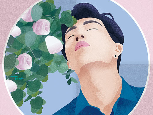 合肥插画工作室-小小画笔——love