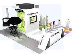 shu&nbsp;uemura&nbsp;2011限量版洁颜油展台
