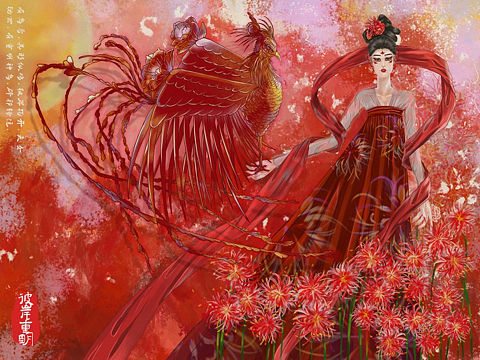 神鸟系列插画之二