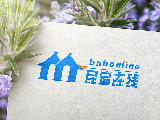 民宿在线LOGO设计
