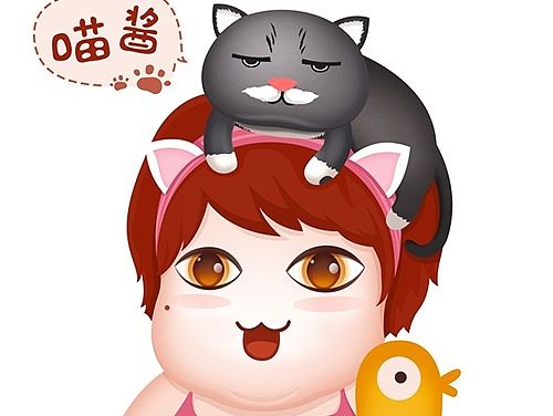 练习一枚—喵酱插画
