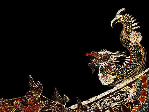 漆画《闽南古厝系列》