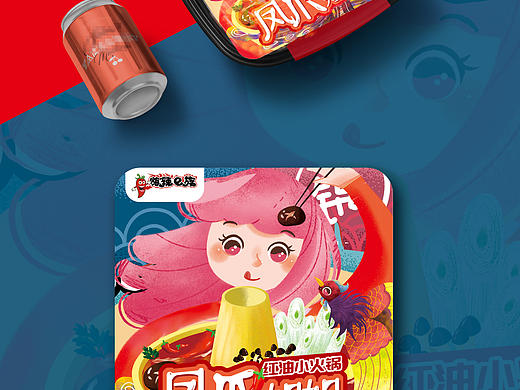 凤爪姐姐小火锅包装