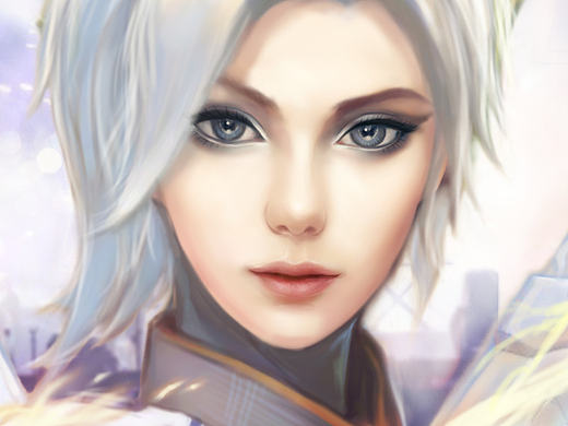 守望先锋 天使同人创作（个人主页-ZMjA0MzkwMTI=） - 游戏原画 - 站酷设计师圣熙sensi原创素材 - 站酷ZCOOL