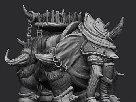 Zbrush雕刻