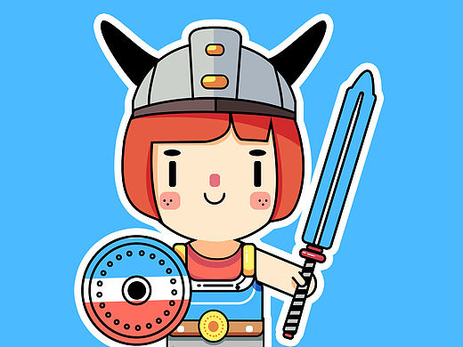 维京（个人主页-ZMTc5MzIzODA=） - IP形象 - 站酷设计师TANBI原创素材 - 站酷ZCOOL
