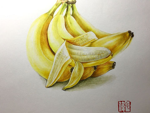 彩铅香蕉