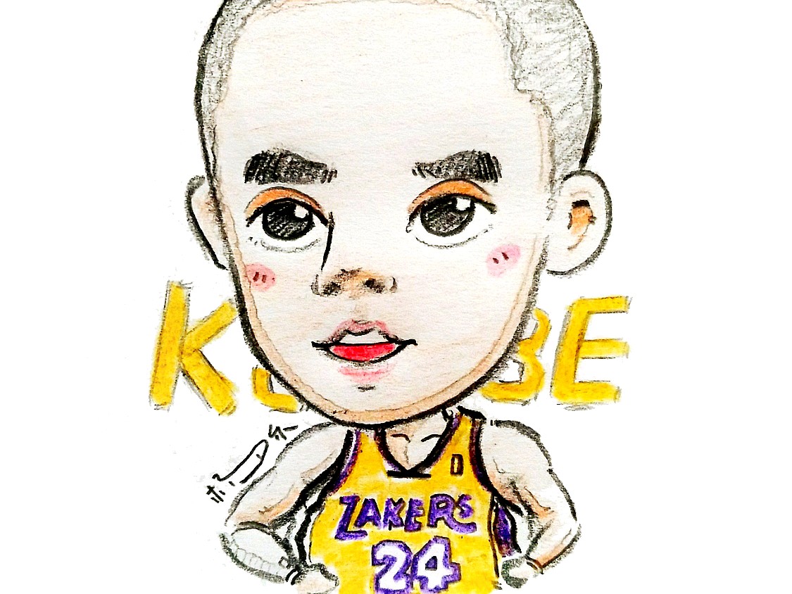 Charis Tsevis为篮球巨星科比Kobe Bryant创作的肖像画|平面|宣传物料|AG艺峰视觉设计 - 原创作品 - 站酷 (ZCOOL)