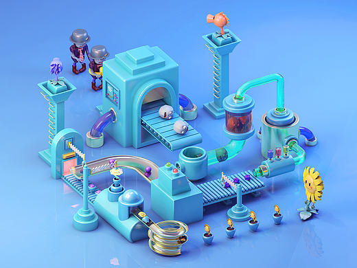C4D流水线