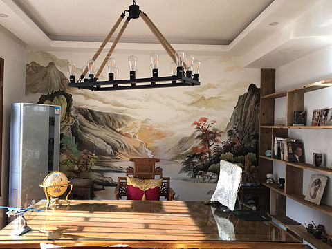 上海墻繪-國畫山水（個(gè)人主頁-ZMzA3NTI3MTY=） - 繪畫 - 站酷設(shè)計(jì)師插畫原畫設(shè)計(jì)原創(chuàng)素材 - 站酷ZCOOL