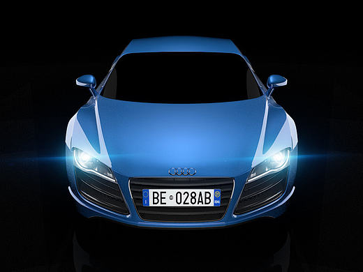 C4D Audi R8 - 建模渲染练习