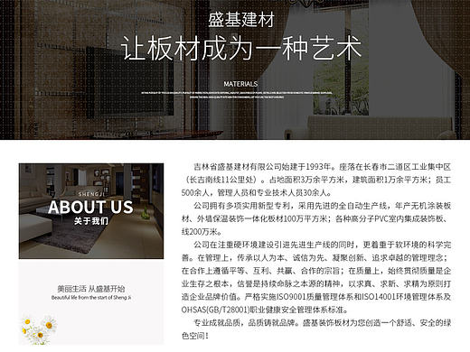阿里巴巴企业店铺 盛基建材 建材类产品 首页 详情页