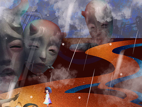 當世界把你拋棄（個人主頁-ZNDYyMDc0MjQ=） - 兒童插畫 - 站酷設計師杰特腴原創(chuàng)素材 - 站酷ZCOOL