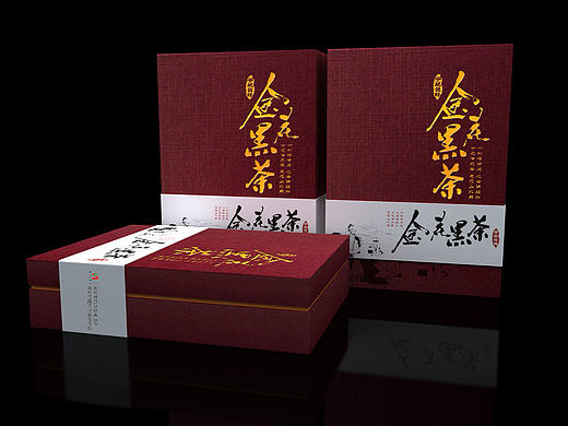 金花黑茶包装设计