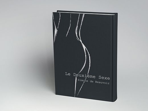 书籍装帧 波伏娃《The second sex》