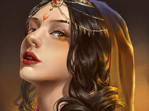 临摹厚涂和薄涂第一张（个人主页-ZMjk1ODUwODQ=） - 游戏原画 - 站酷设计师桐海星原创素材 - 站酷ZCOOL