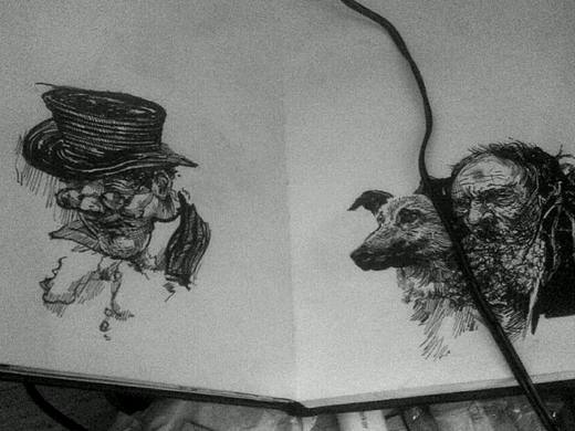 一组黑白钢笔插画（个人主页-ZMjAwMDc5OTY=） - 艺术插画 - 站酷设计师森人与鹿原创素材 - 站酷ZCOOL