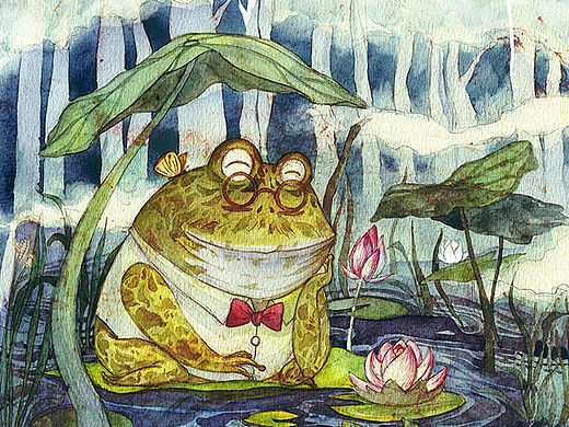 老青蛙的小水塘（个人主页-ZMTYwNjIzMTY=） - 商业插画 - 站酷设计师zitao原创素材 - 站酷ZCOOL