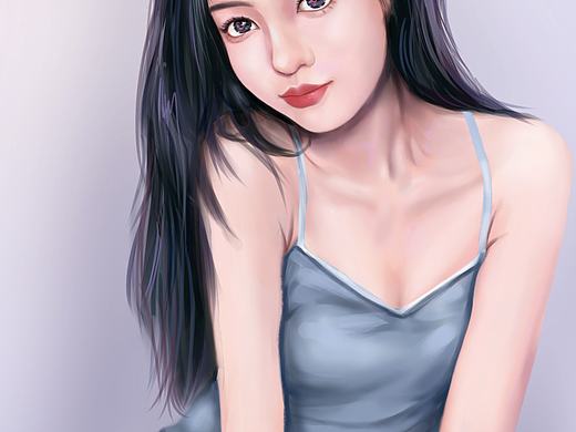 尝试人物厚涂作品