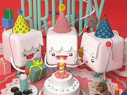 卡通人物三视图