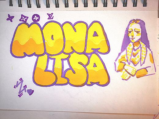 She's a Mona Lisa
