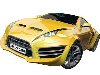 插画风格汽车（个人主页-ZNDE3MjA4NA==） - 创作习作 - 站酷设计师无忧无虑zZ原创素材 - 站酷ZCOOL