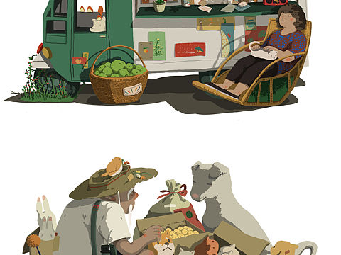 习作（个人主页-ZNTYwMjQ3Njg=） - 绘本 - 站酷设计师Z330326262原创素材 - 站酷ZCOOL