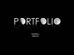Portfolio-2012-申请英国留学作品集