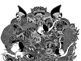 黑白插画