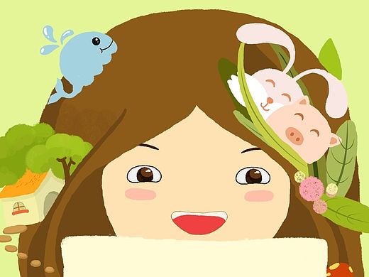 青豆创艺馆插画宣传图
