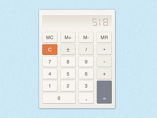 GUI计算器练习（个人主页-ZNzIyMjI2MA==） - 图标 - 站酷设计师ICE冰仔原创素材 - 站酷ZCOOL