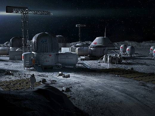《觉醒》月球实验基地  概念设计