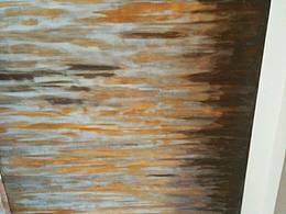 鐵銹，洞石。