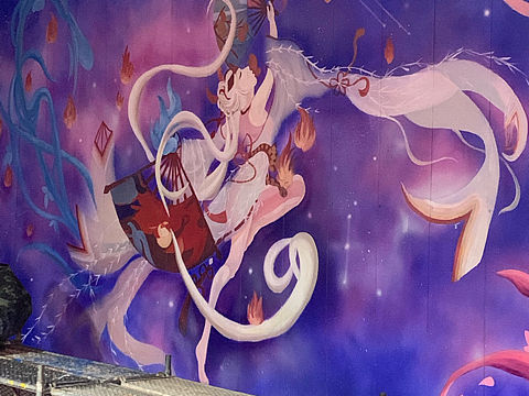 游樂園墻繪篇（個人主頁-ZNDQ3NDQzNDQ=） - 新銳潮流插畫 - 站酷設(shè)計師Alan魯班藝術(shù)墻繪原創(chuàng)素材 - 站酷ZCOOL