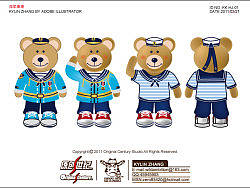 某童装卡通角色设计