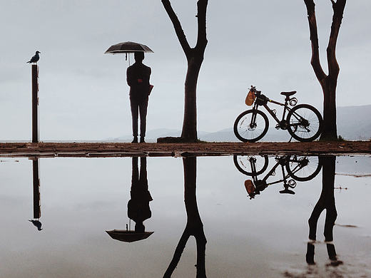 当你一个人（手机摄影）