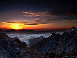 黄山日出