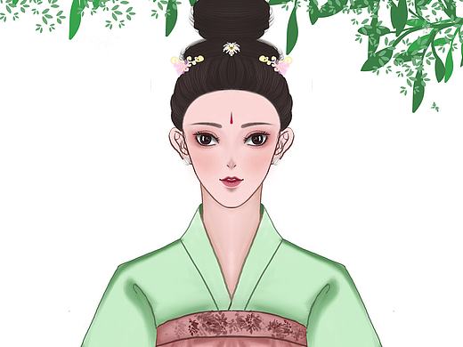 美人系列二（个人主页-ZNTI1MzE4MjA=） - 创作习作 - 站酷设计师Sumit原创素材 - 站酷ZCOOL