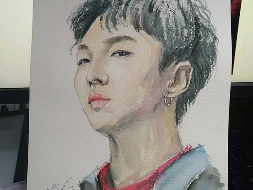 人物水彩习作——蔡维泽