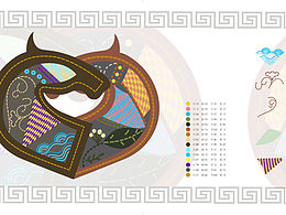 祈福馬皮雕展示