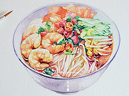 美食 插画