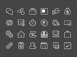 forum category icons outline
